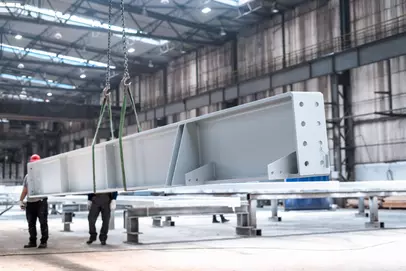 Produkcja elementów konstrukcji stalowych